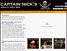 Tablet Screenshot of captainnicksbi.com